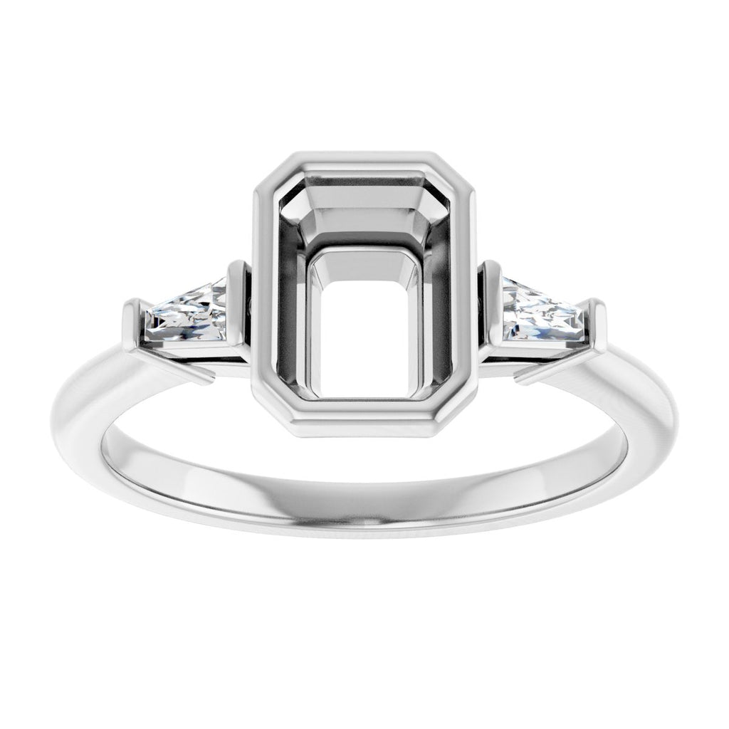 Bezel-Set Engagement Ring