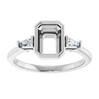 Bezel-Set Engagement Ring