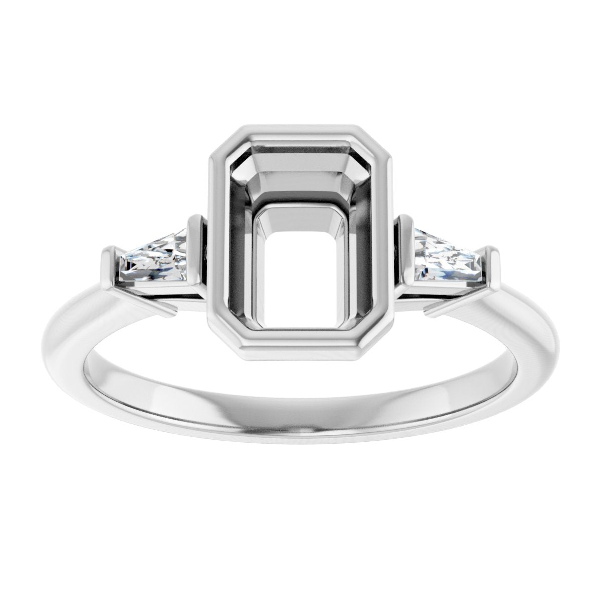 Bezel-Set Engagement Ring