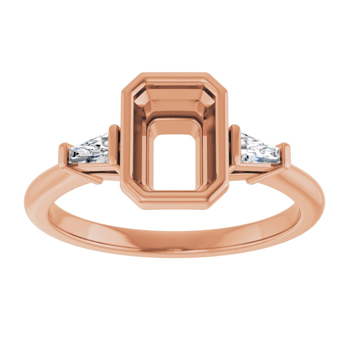 Bezel-Set Engagement Ring