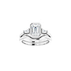 Bezel-Set Engagement Ring