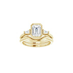 Bezel-Set Engagement Ring