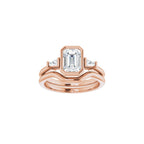 Bezel-Set Engagement Ring