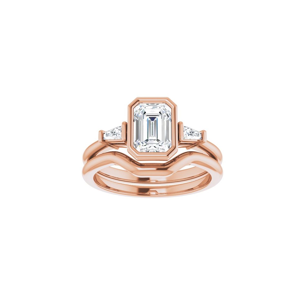 Bezel-Set Engagement Ring