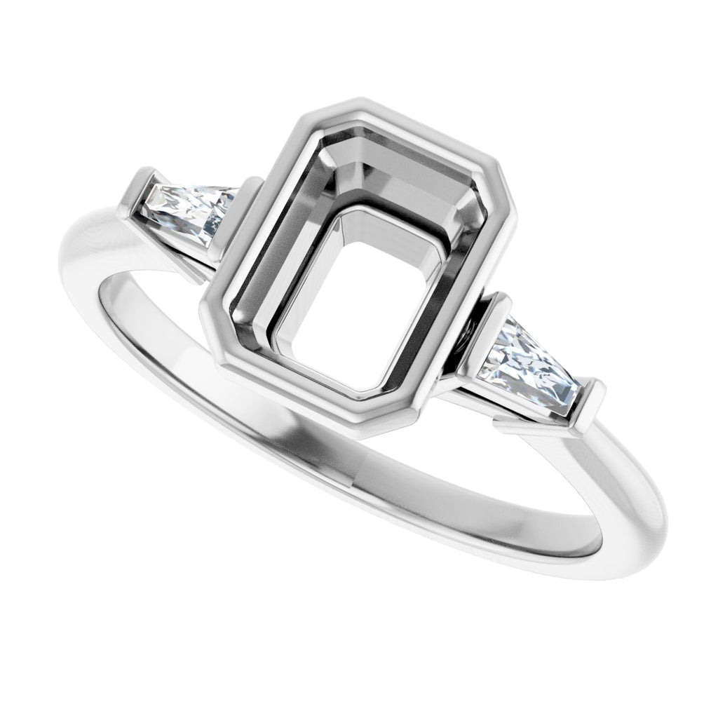 Bezel-Set Engagement Ring