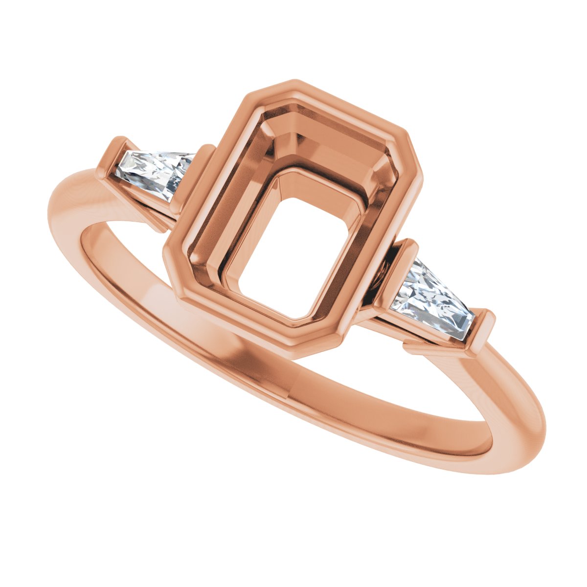 Bezel-Set Engagement Ring