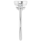 Bezel-Set Engagement Ring
