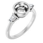 Bezel-Set Engagement Ring