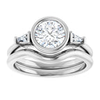Bezel-Set Engagement Ring