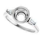 Bezel-Set Engagement Ring