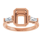 Bezel-Set Engagement Ring
