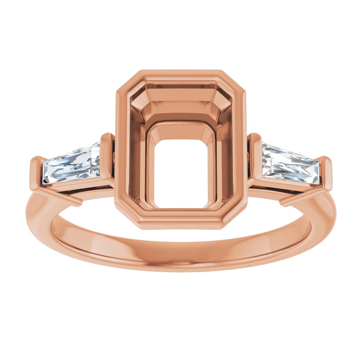 Bezel-Set Engagement Ring