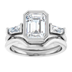 Bezel-Set Engagement Ring