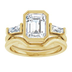 Bezel-Set Engagement Ring