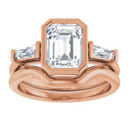 Bezel-Set Engagement Ring