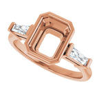 Bezel-Set Engagement Ring