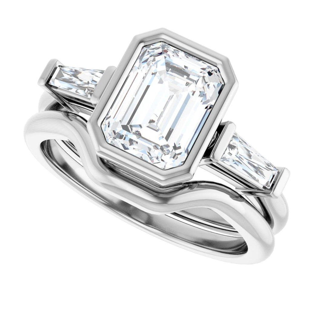 Bezel-Set Engagement Ring