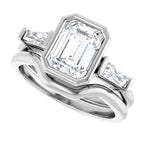 Bezel-Set Engagement Ring