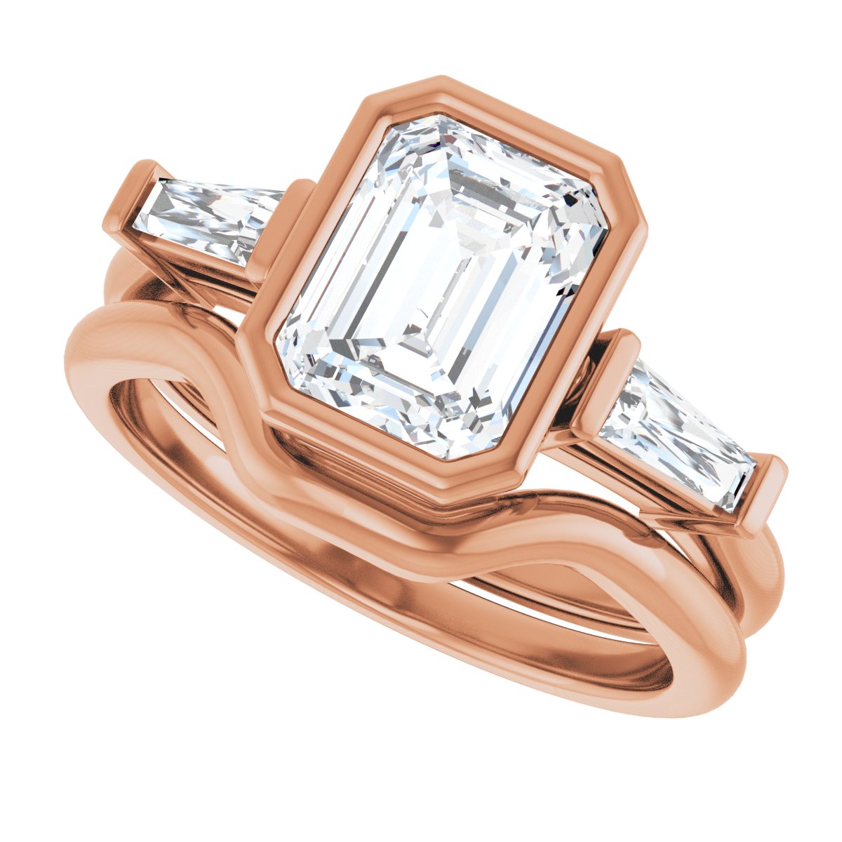 Bezel-Set Engagement Ring