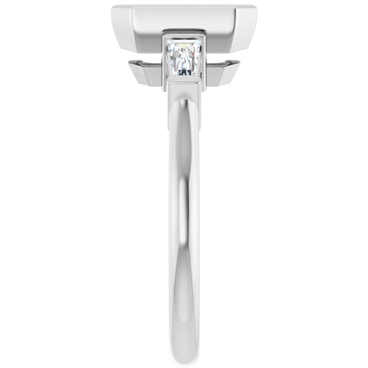 Bezel-Set Engagement Ring