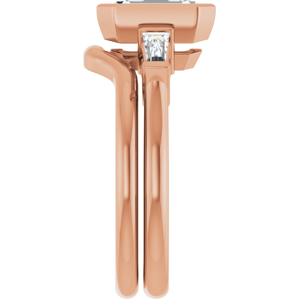 Bezel-Set Engagement Ring