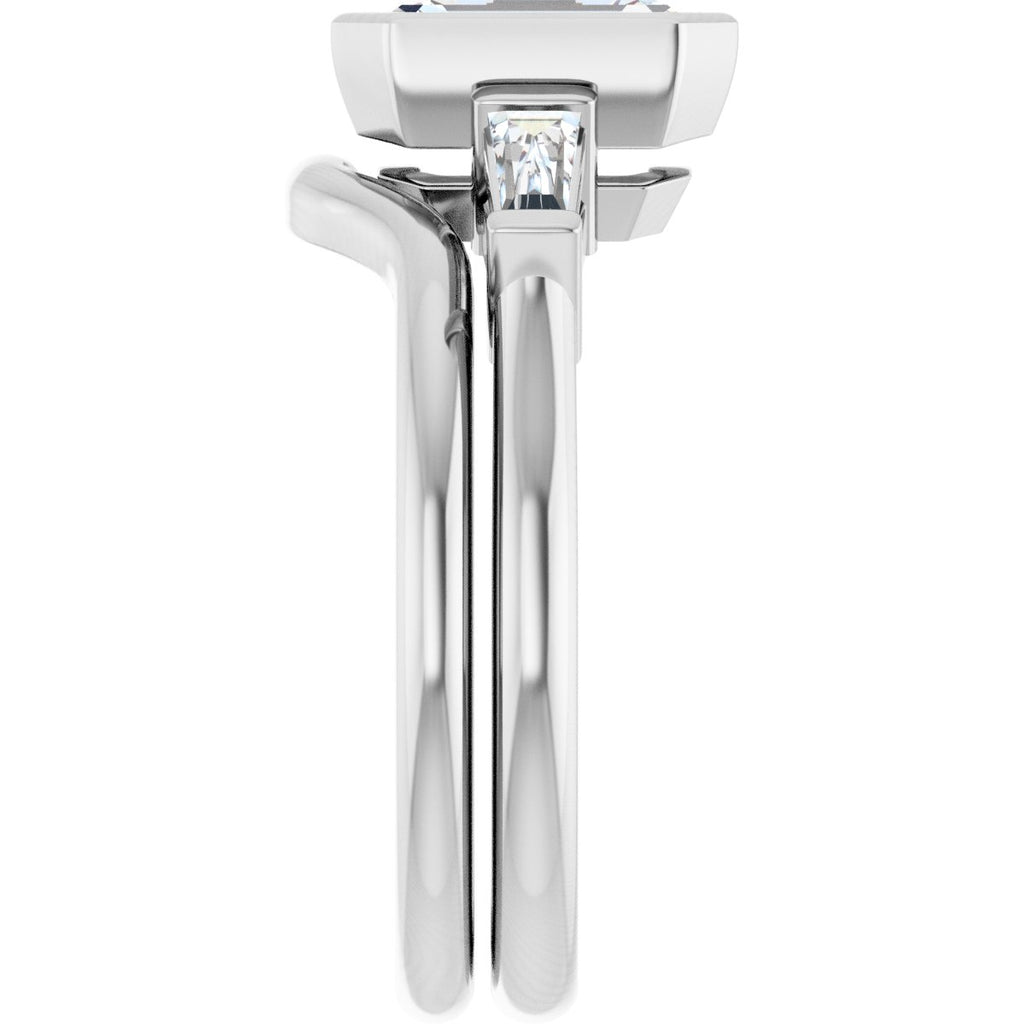 Bezel-Set Engagement Ring