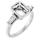 Bezel-Set Engagement Ring