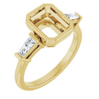 Bezel-Set Engagement Ring