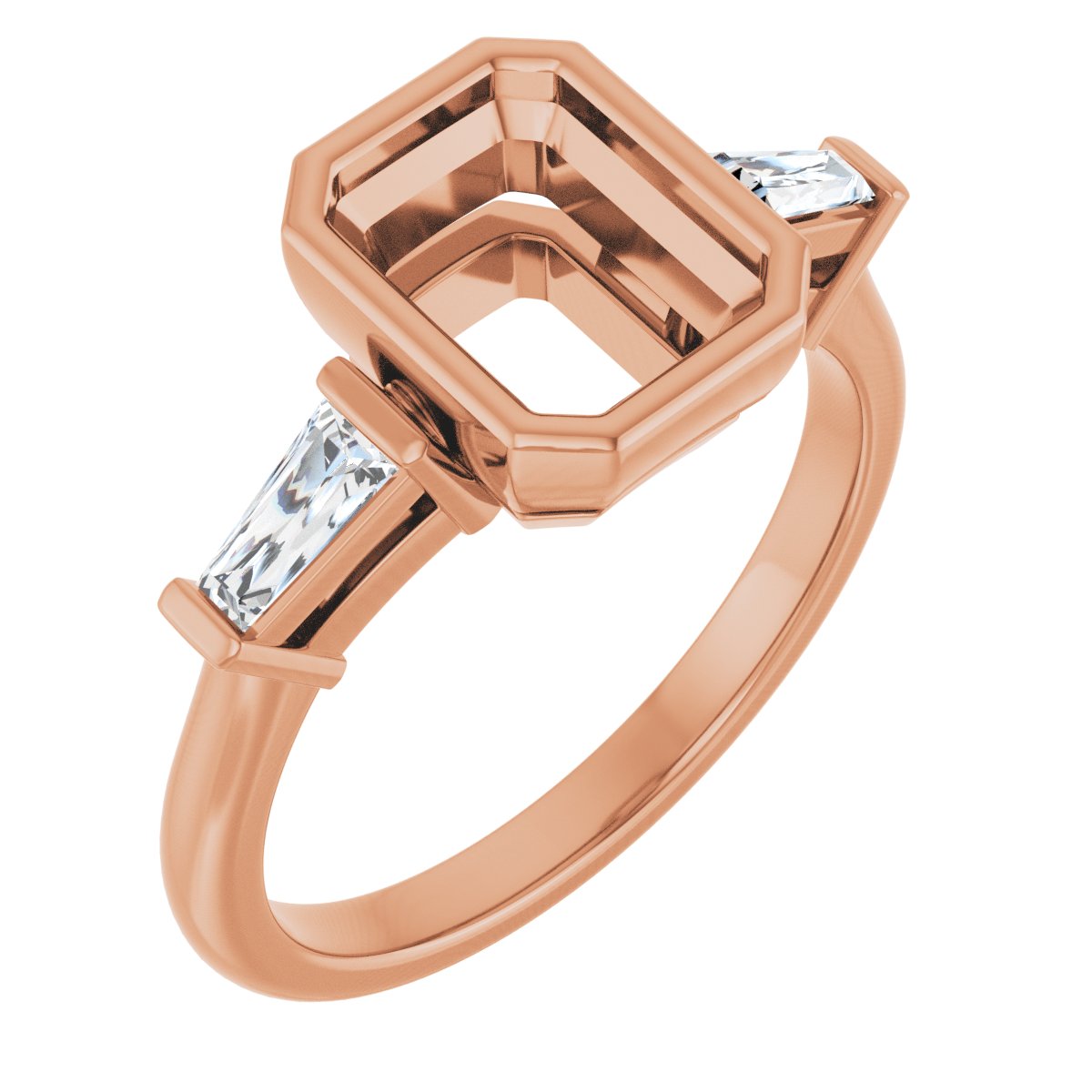 Bezel-Set Engagement Ring