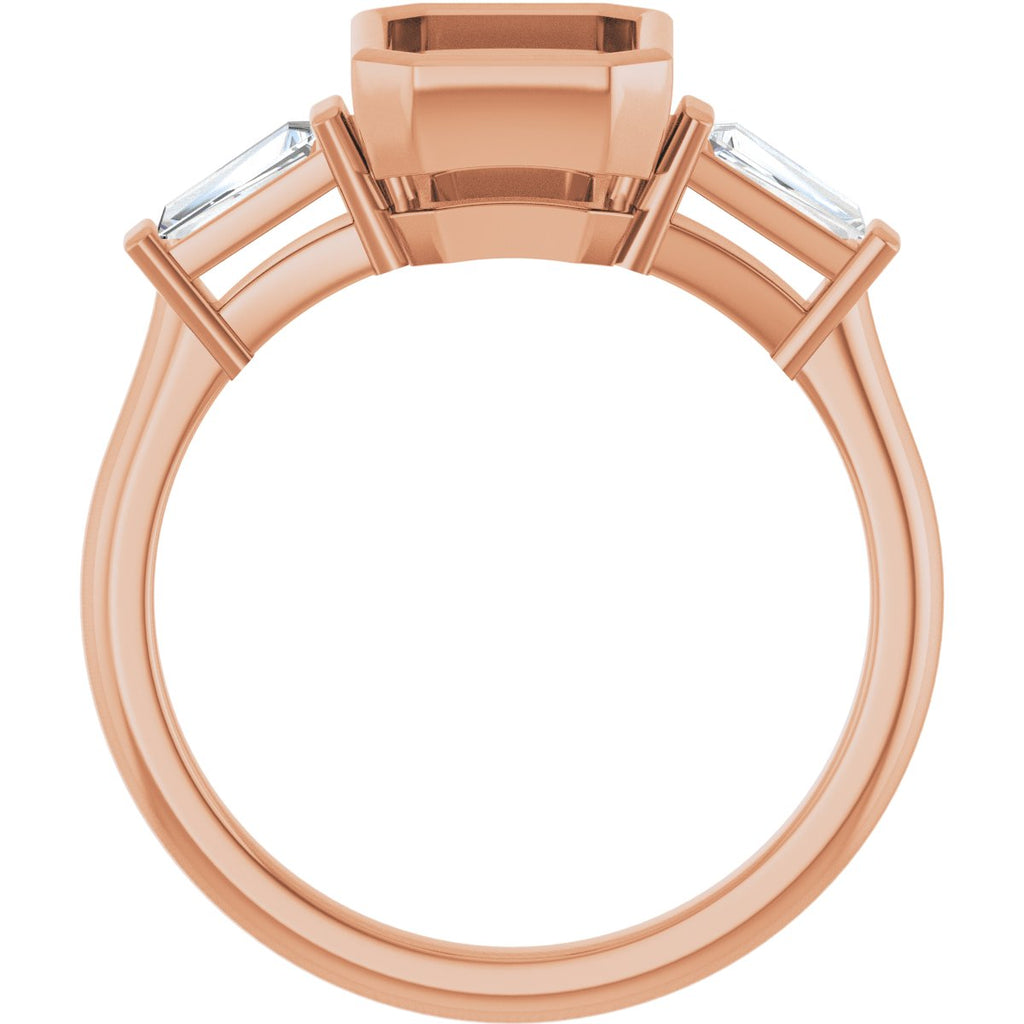 Bezel-Set Engagement Ring