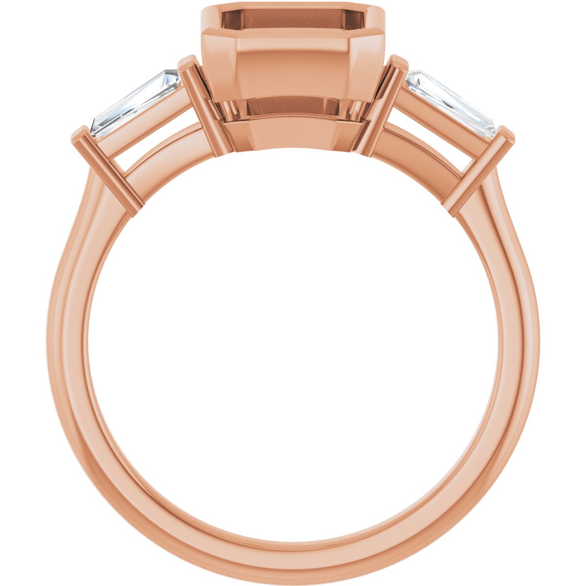 Bezel-Set Engagement Ring
