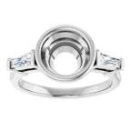 Bezel-Set Engagement Ring