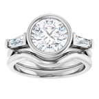 Bezel-Set Engagement Ring