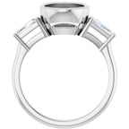 Bezel-Set Engagement Ring