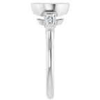 Bezel-Set Engagement Ring