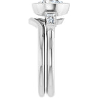 Bezel-Set Engagement Ring
