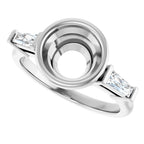Bezel-Set Engagement Ring