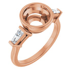 Bezel-Set Engagement Ring