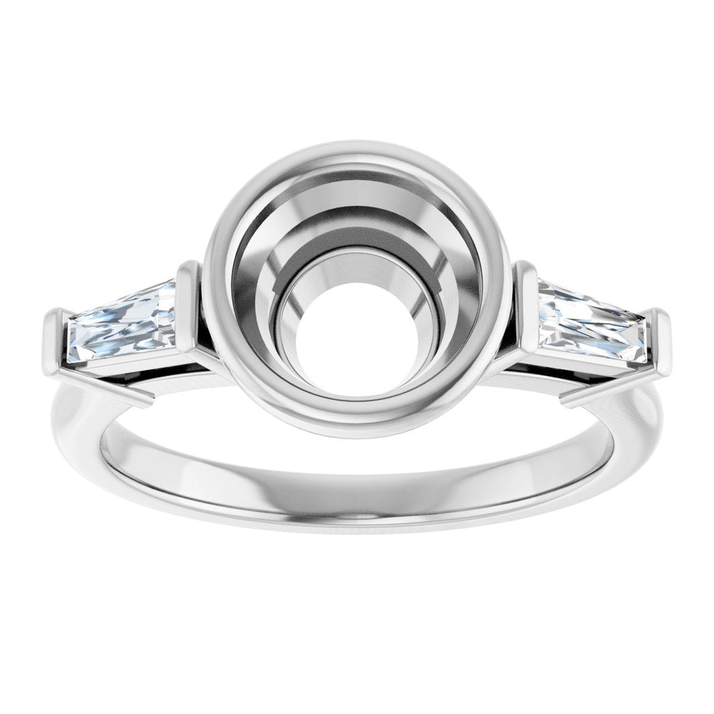 Bezel-Set Engagement Ring