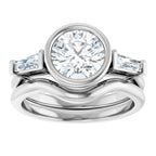 Bezel-Set Engagement Ring