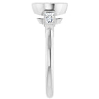 Bezel-Set Engagement Ring