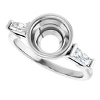 Bezel-Set Engagement Ring