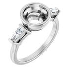 Bezel-Set Engagement Ring