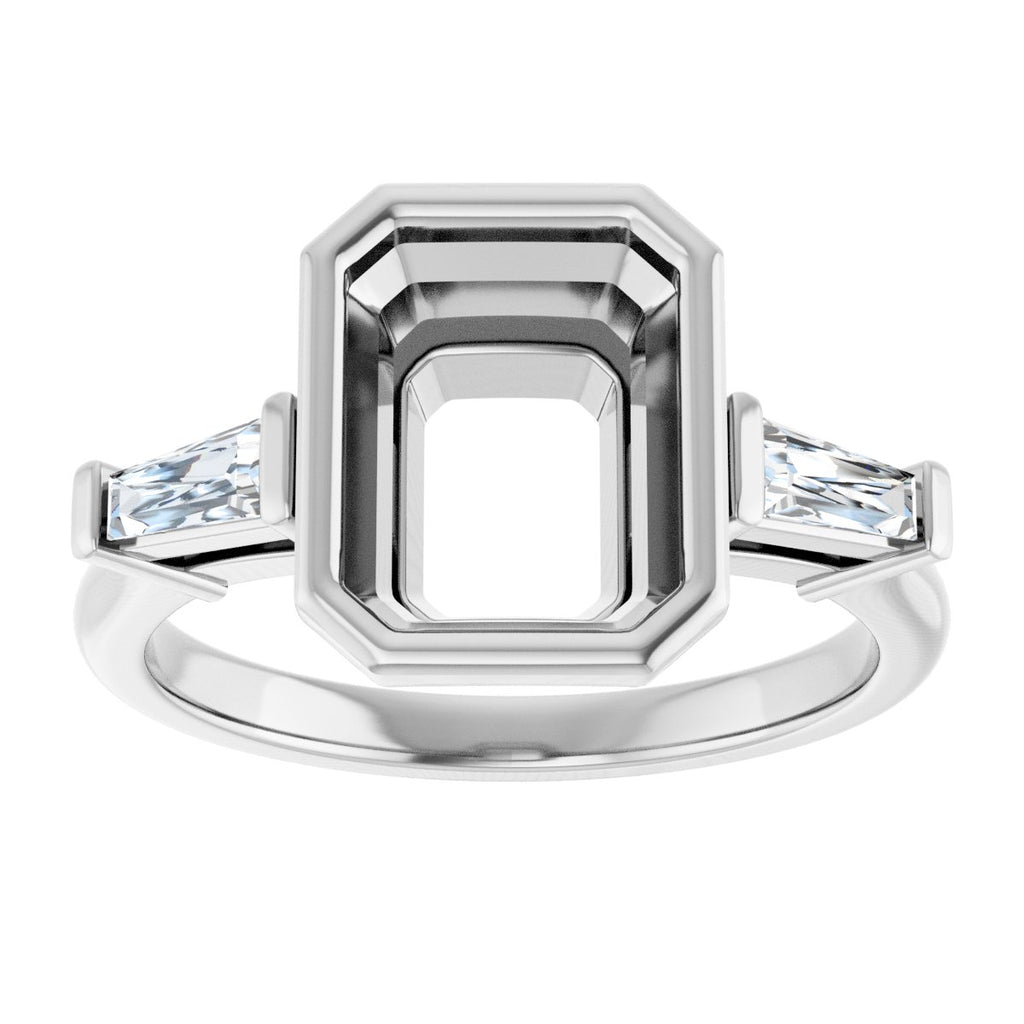 Bezel-Set Engagement Ring