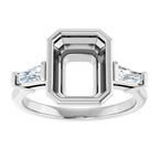 Bezel-Set Engagement Ring
