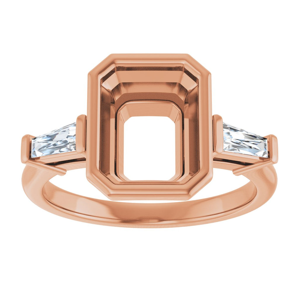 Bezel-Set Engagement Ring