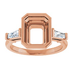 Bezel-Set Engagement Ring