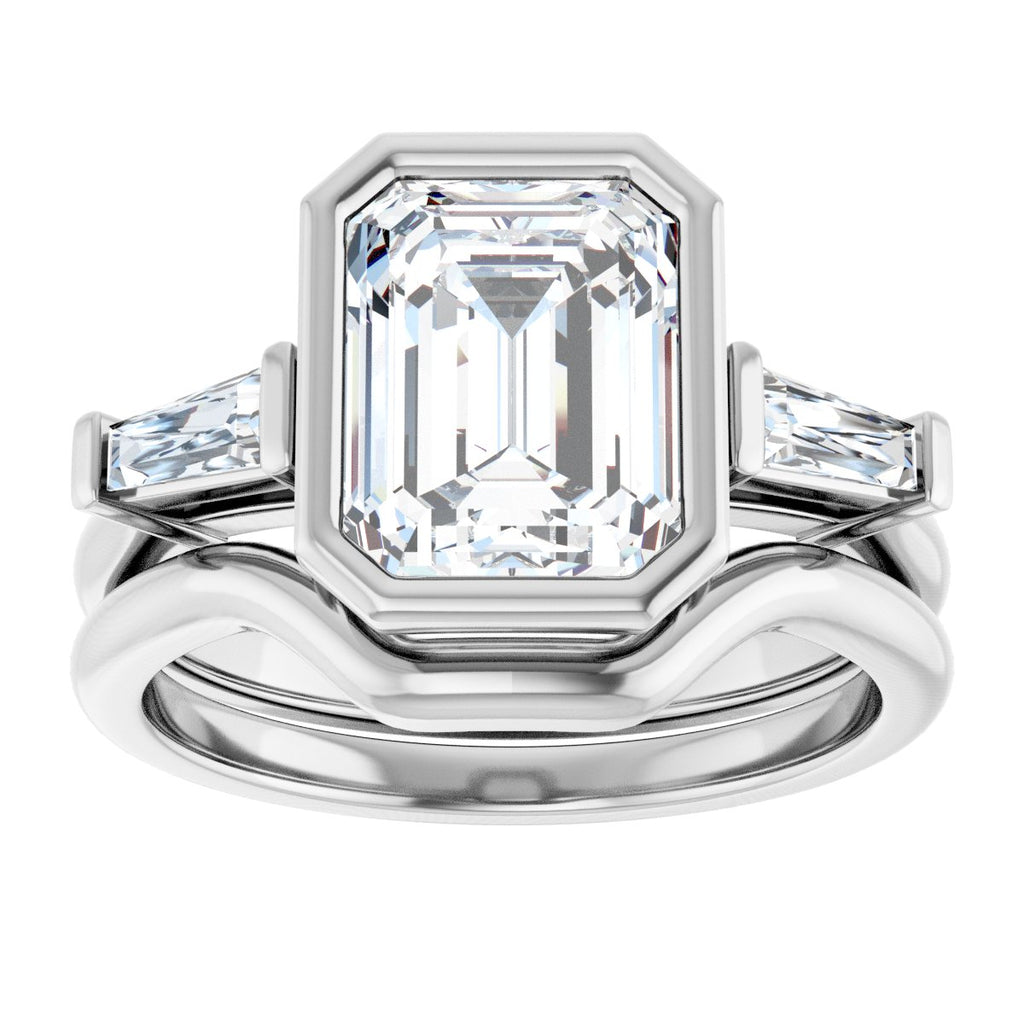 Bezel-Set Engagement Ring