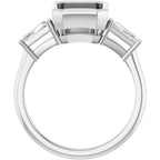 Bezel-Set Engagement Ring