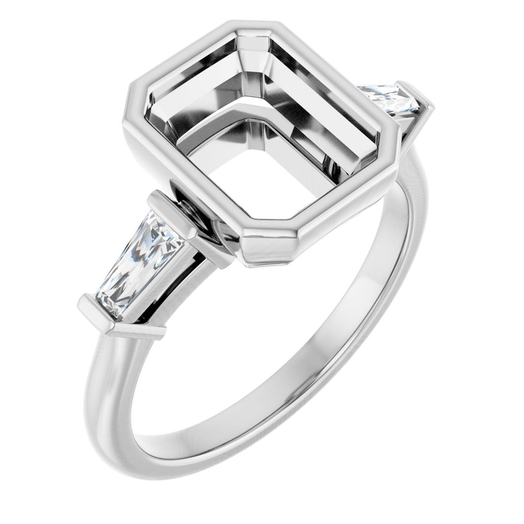 Bezel-Set Engagement Ring